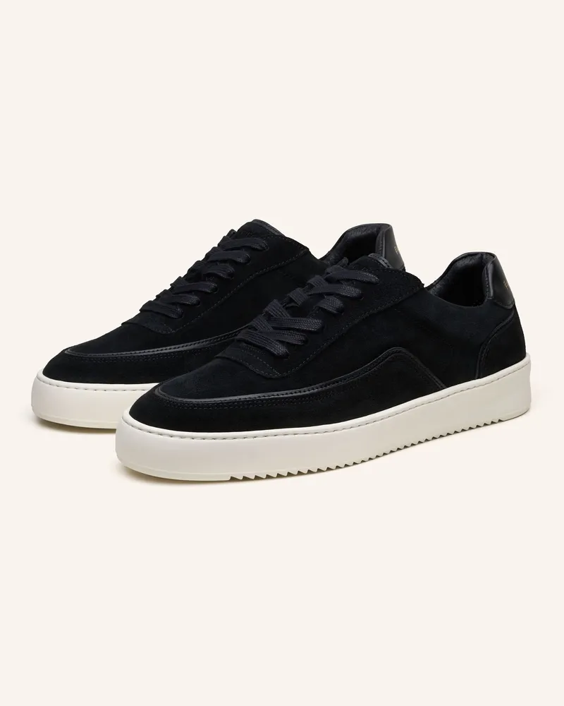 Filling Pieces Sneaker Mondo Stack Suede schwarz Schwarz