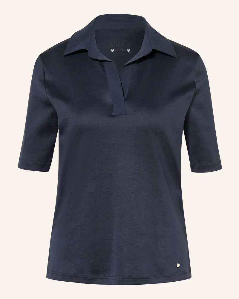 Efixelle Jersey-Poloshirt blau Dunkelblau