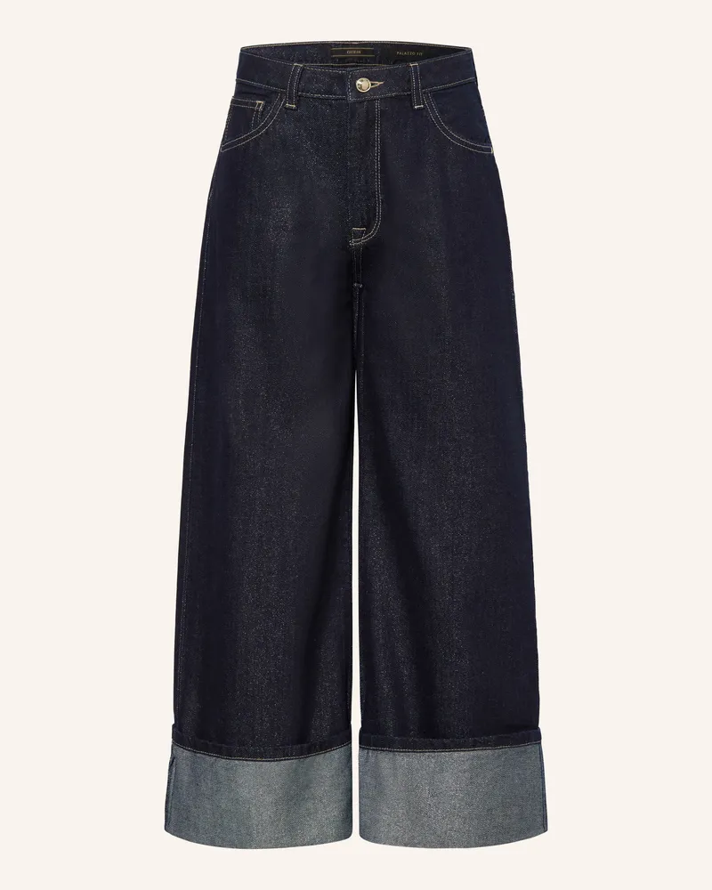 Guess Jeans Palazzo Fit Mit Glitzergarn blau Rlux