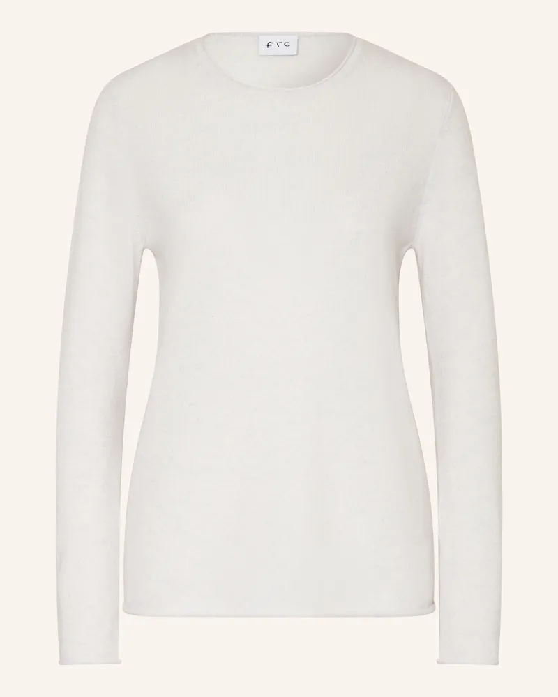 FTC Cashmere Cashmere-Pullover Hellgrau
