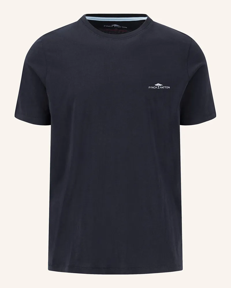 Fynch-Hatton T-Shirt Dunkelblau