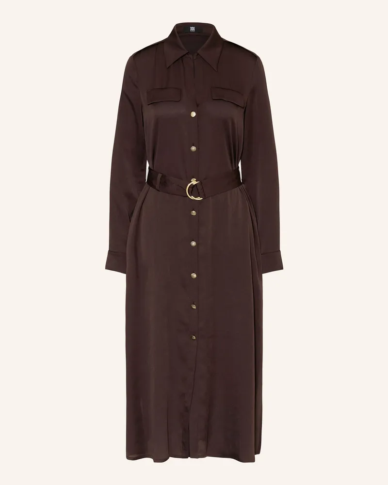 Riani Hemdblusenkleid Dunkelbraun