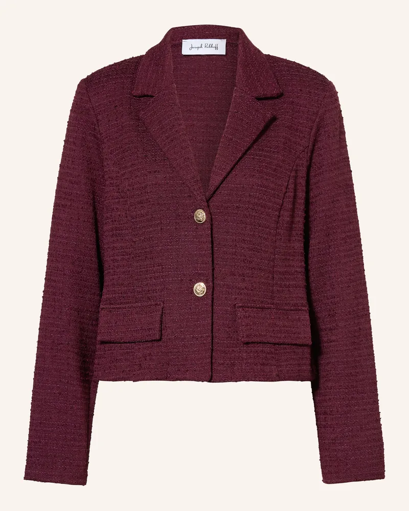 Joseph Ribkoff Bouclé-Blazer lila Dunkelrot