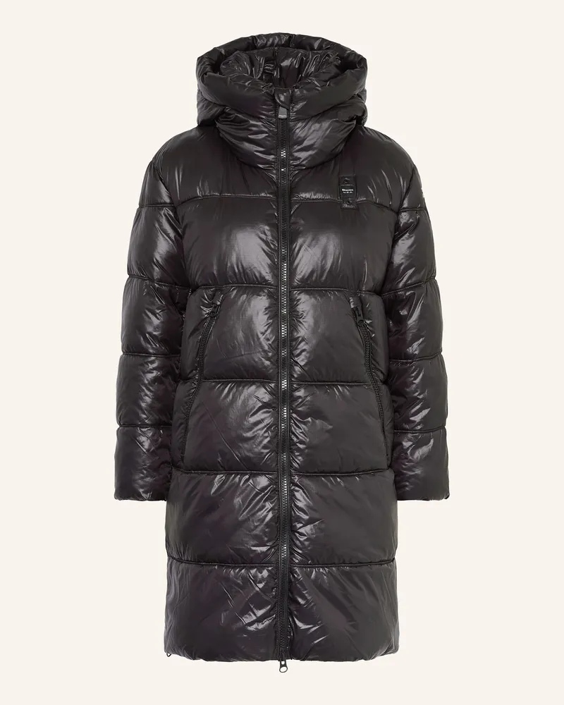 Blauer Steppmantel Armory schwarz Schwarz