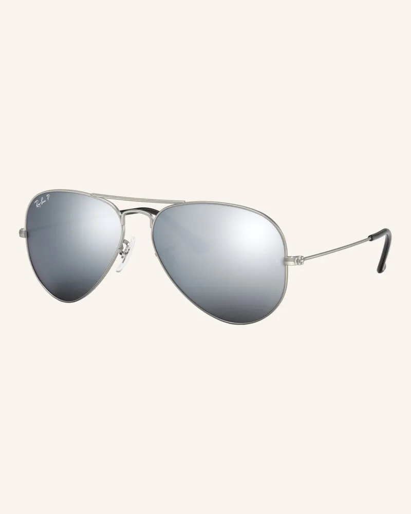 Ray Ban Sonnenbrille rb3025 Aviator silber Silber