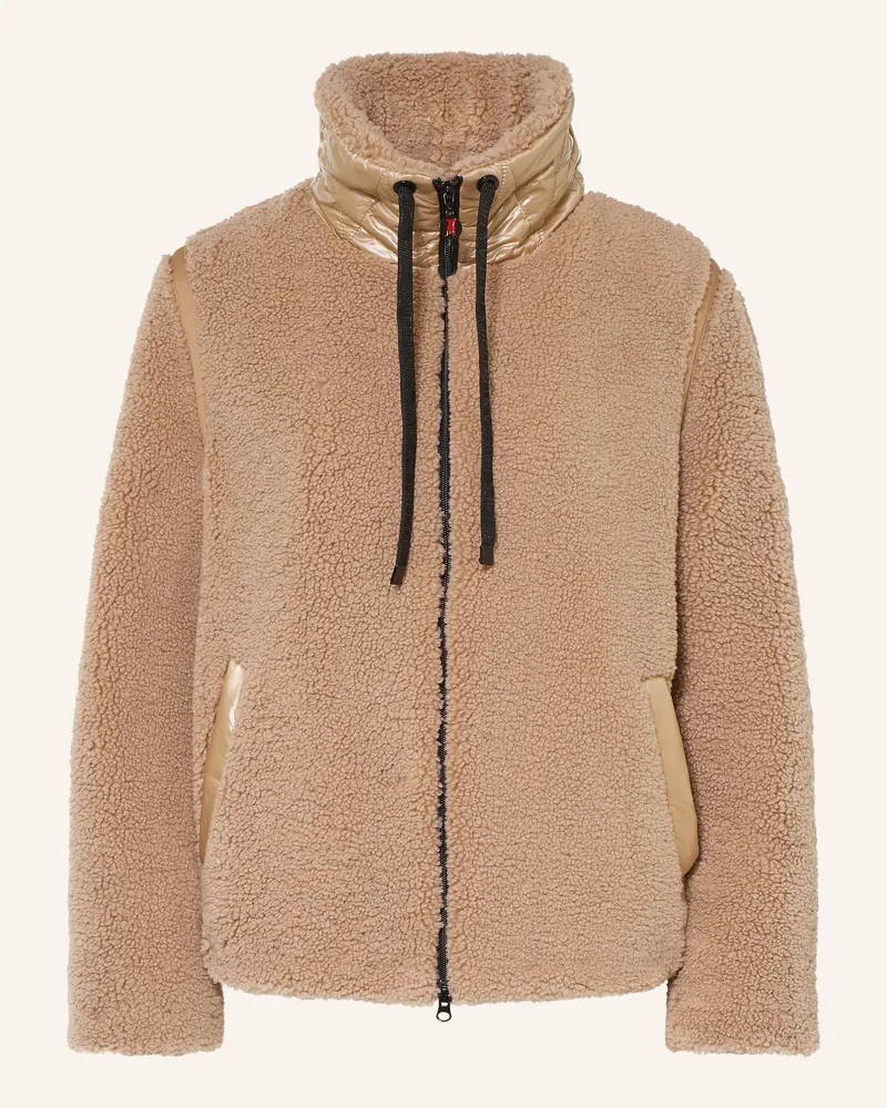 Frieda & Freddies Teddyfell-Jacke Chuck Neo beige Taupe
