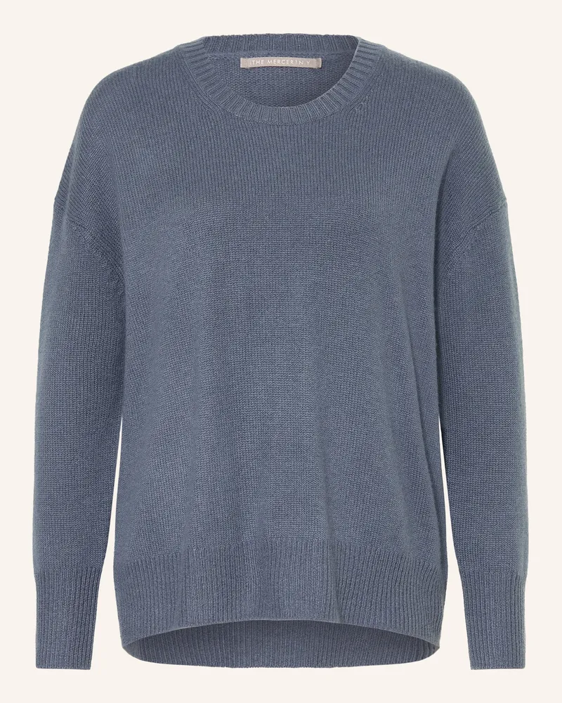 (THE MERCER) N.Y. Cashmere-Pullover blau Blaugrau