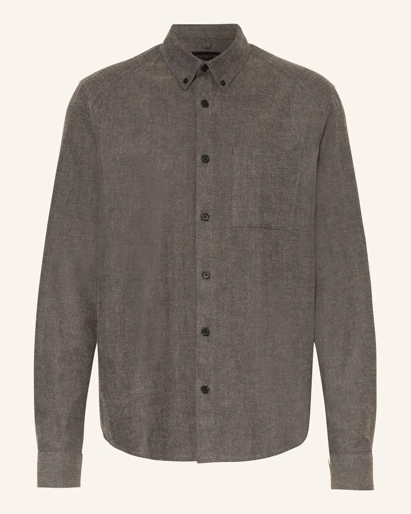 Drykorn Oxfordhemd LIET Comfort Fit Braun