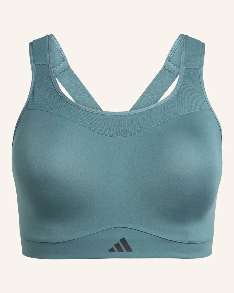 adidas Sport-BH TLRD IMPACT TRAINING mit Mesh Türkis