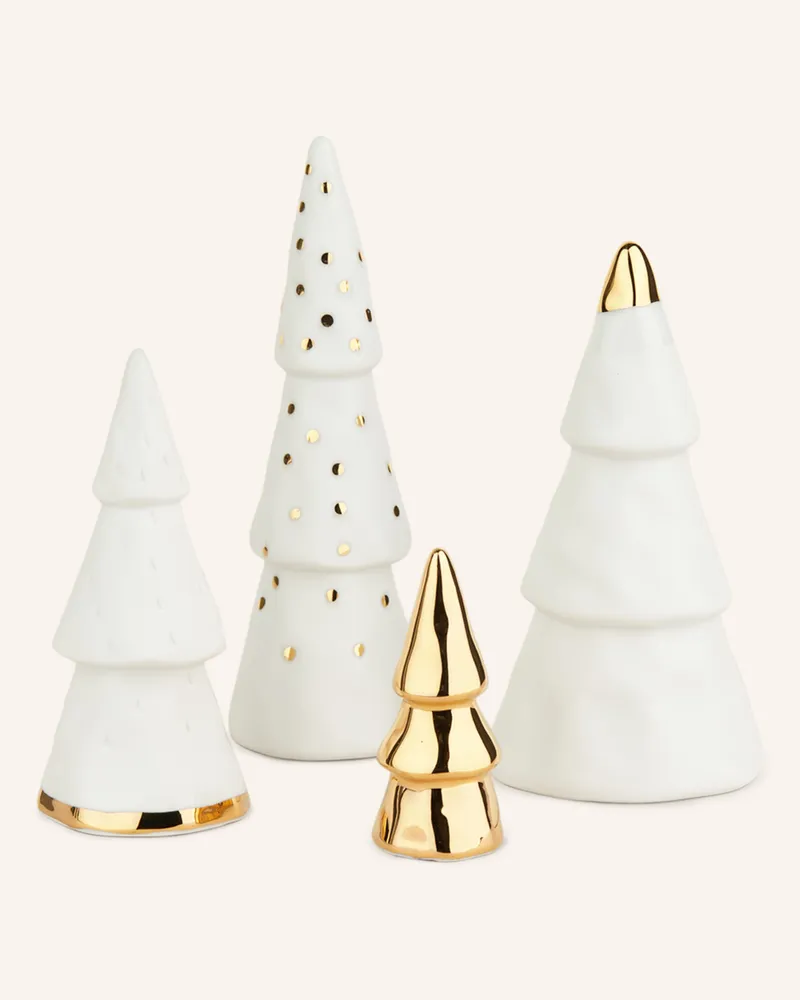 räder 4er-Set Dekofiguren WEIHNACHTSWALD Weiss