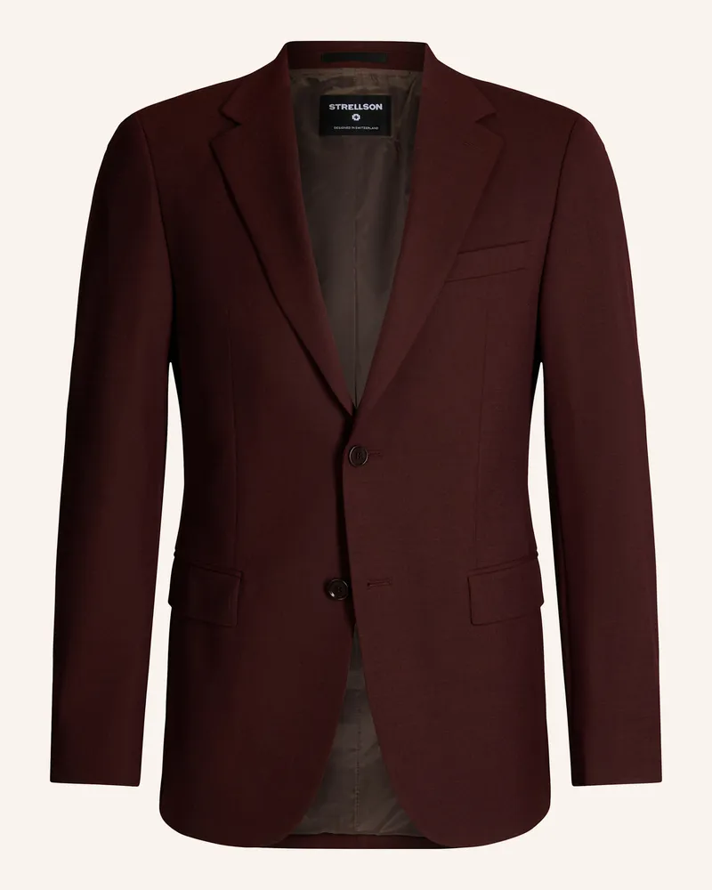 Strellson Anzugsakko ALZER Slim Fit Dunkelrot