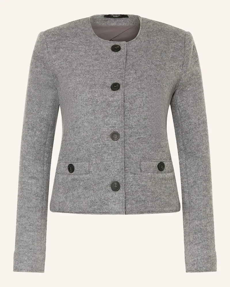 Max Mara Jacke SAVONA Hellgrau