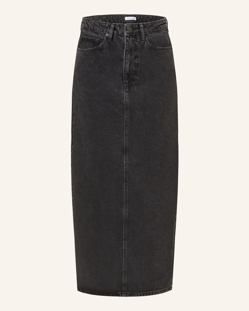 Mrs & HUGS Jeansrock grau Dark
