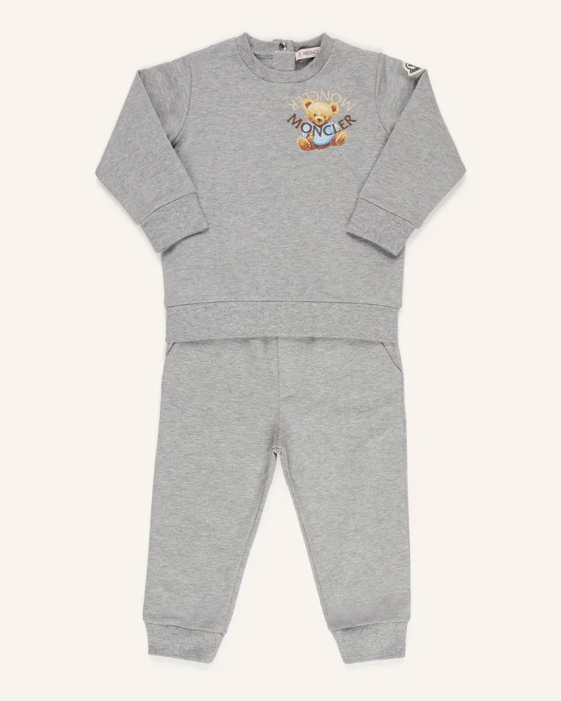 Moncler Set: Sweatshirt Und Sweatpants grau Grau