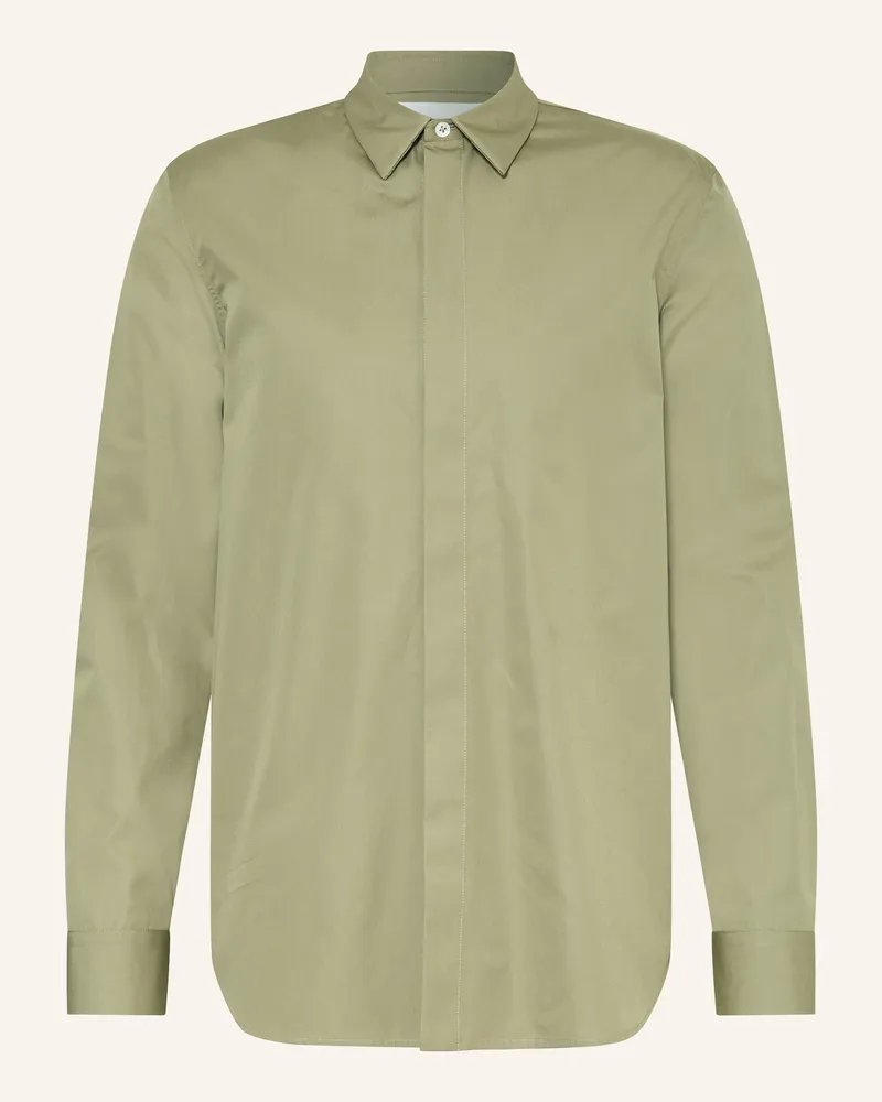 Jil Sander Hemd Comfort Fit Oliv