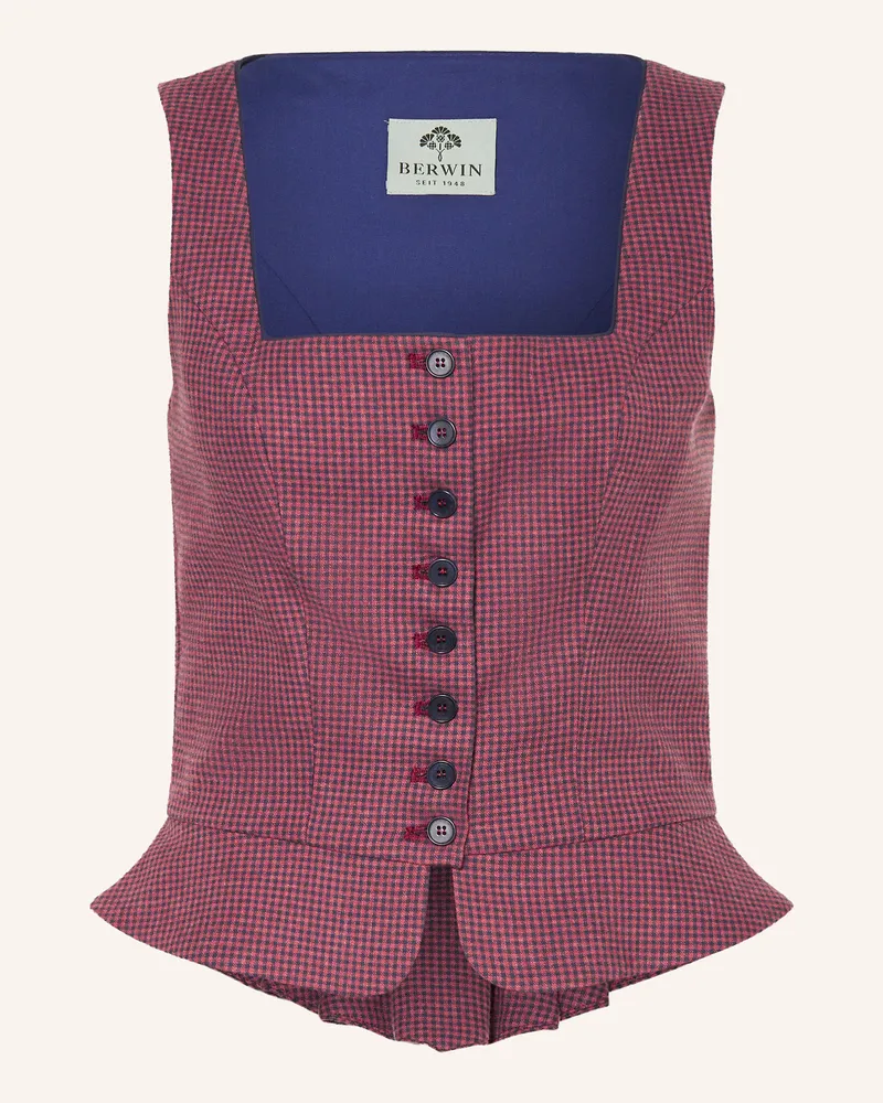 Berwin & Wolff Trachtenmieder rot Rot