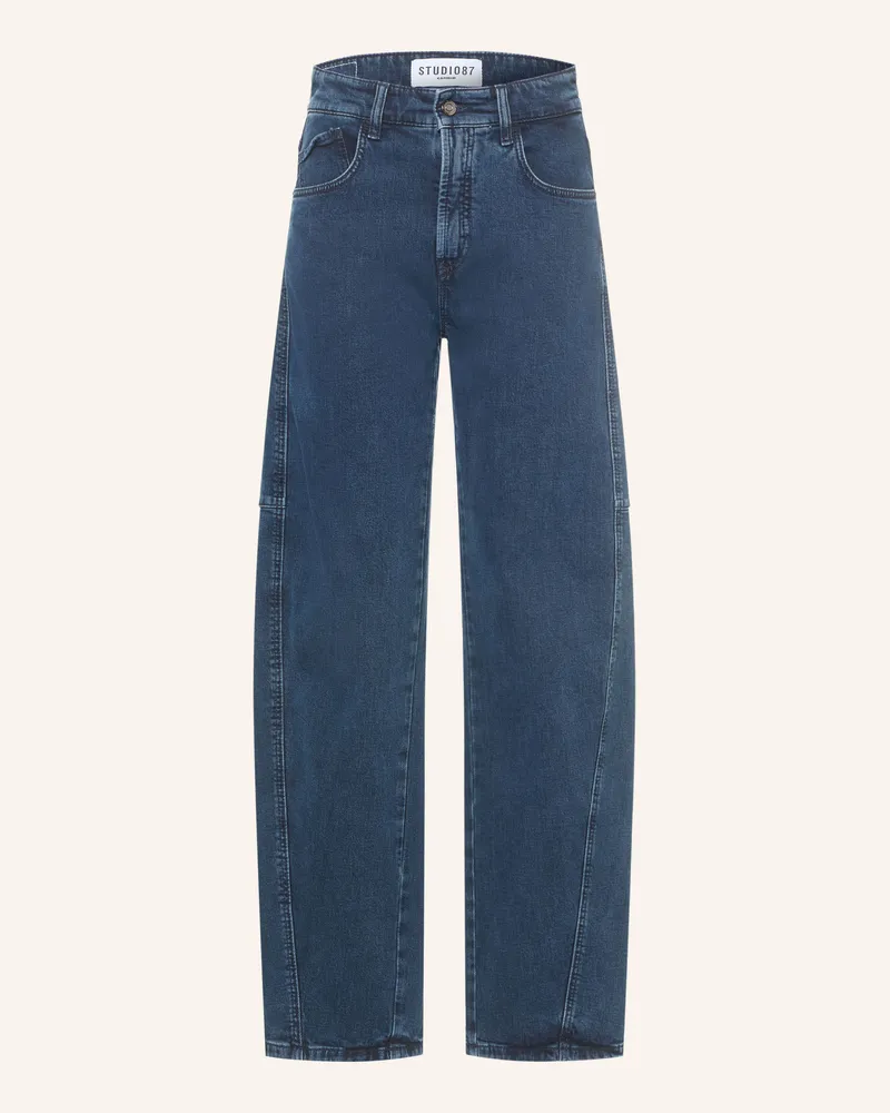 Cambio Barrel Jeans Baggy blau 5470
