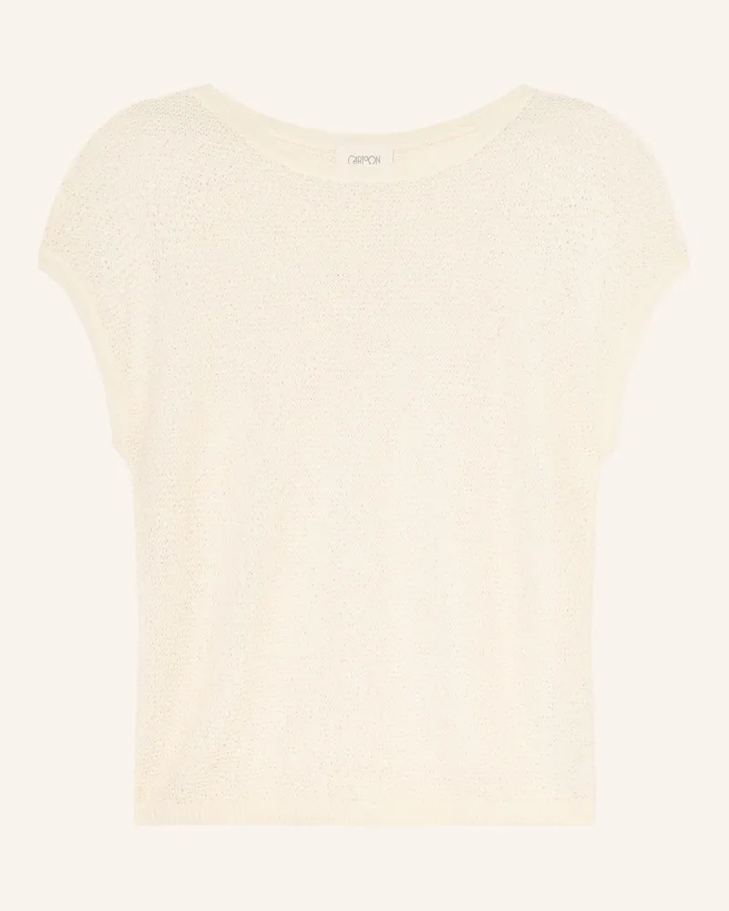 Cartoon Strickshirt weiss Creme
