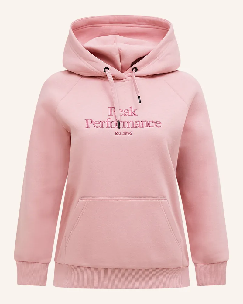 Peak Performance Hoodie rosa Rosa
