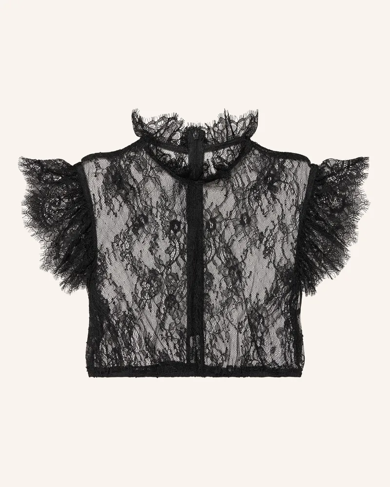Talbot Runhof Dirndlbluse schwarz Schwarz