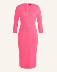 HUGO BOSS Etuikleid KALAMARA-2 mit 3/4-Arm Pink