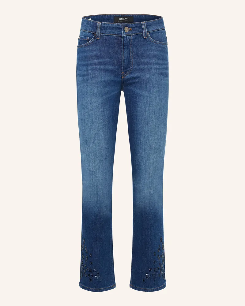 Marc Cain Cropped Jeans Forli Mit Schmucksteinen blau 357