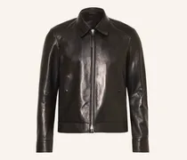 Lederjacke schwarz