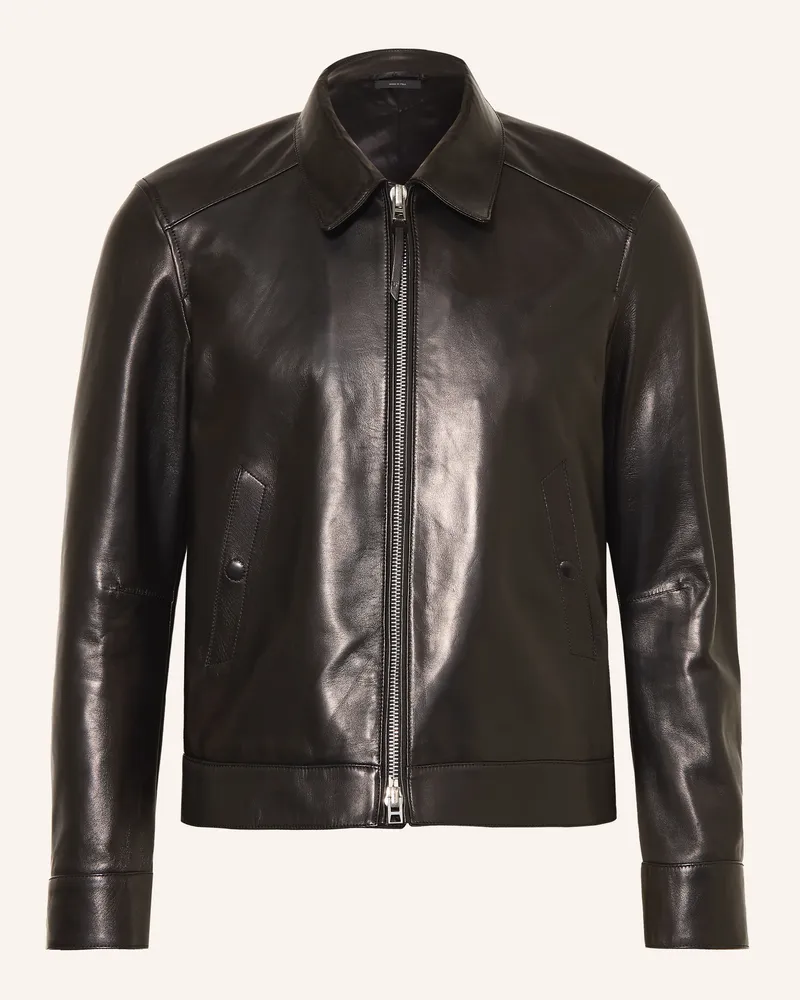 Tom Ford Lederjacke schwarz Schwarz