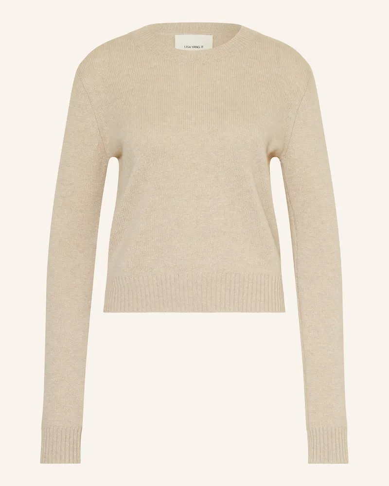 Lisa Yang Cashmere-Pullover MABLE Beige