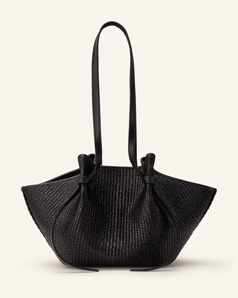 YUZEFI Schultertasche Mochi schwarz Schwarz