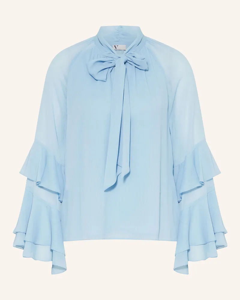 Vera Mont Schluppenbluse Mit Volants blau Hellblau