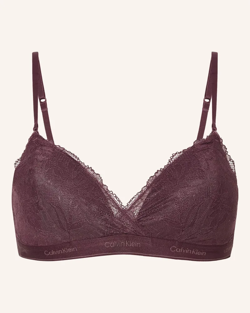 Calvin Klein Triangel-BH MODERN LACE Dunkelrot