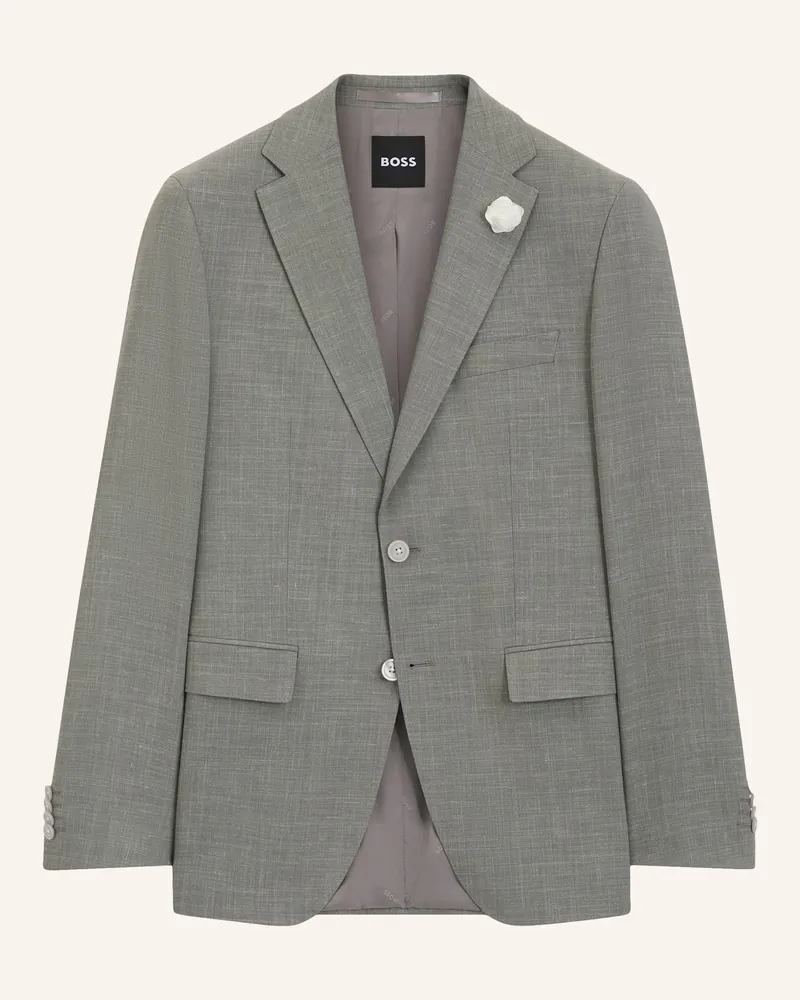 HUGO BOSS Sakko H-Hutson-263 Slim Fit gruen Hellgrün