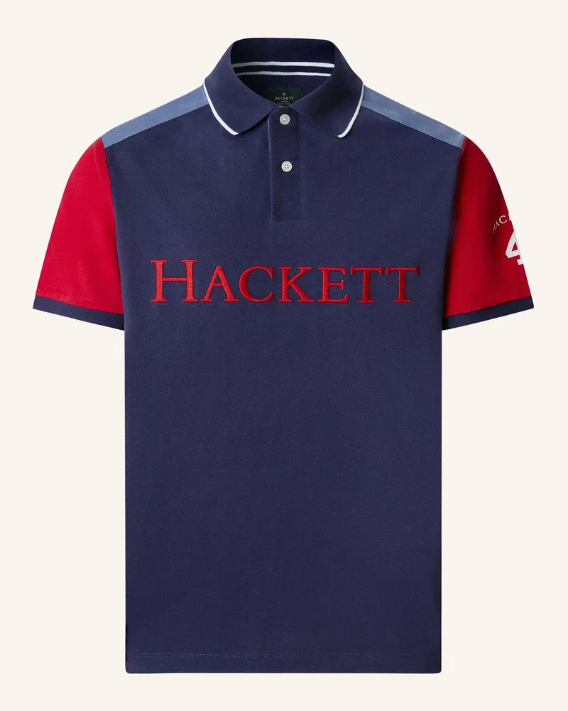 Hackett Poloshirt HERITAGE NBR HKT MLT Blau
