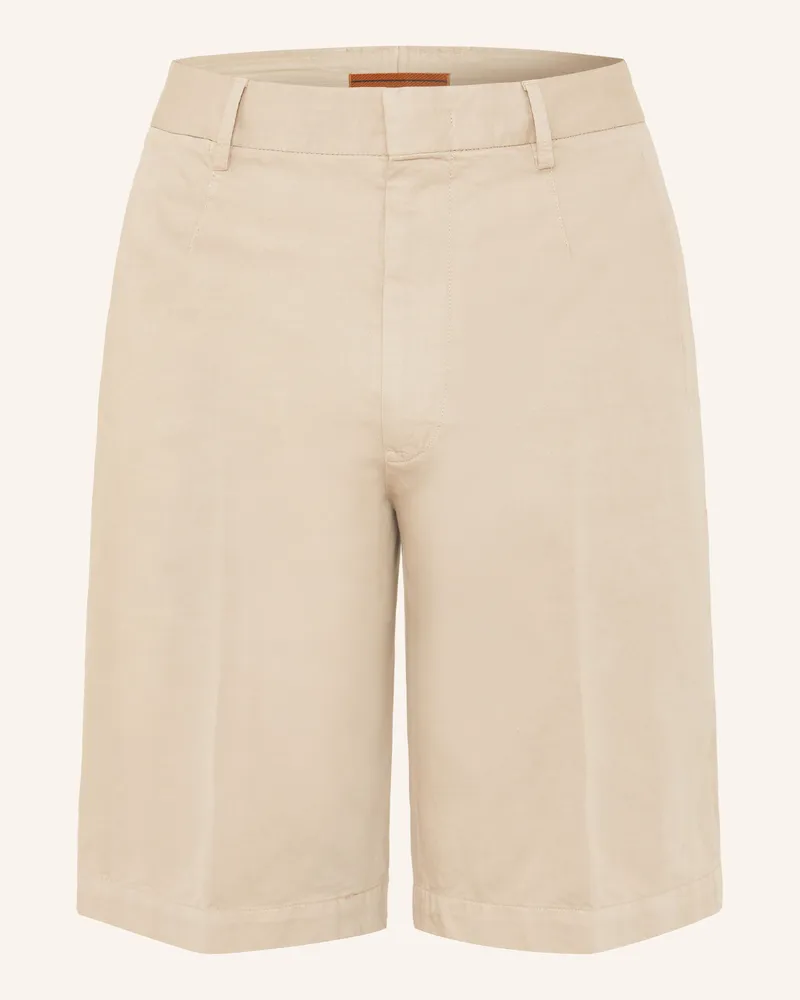 Ermenegildo Zegna Chinoshorts mit Leinen Beige