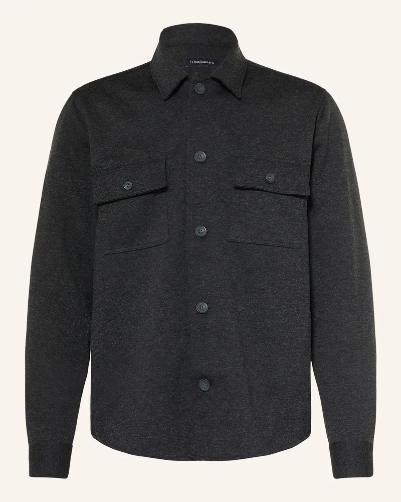 Strokesman's Overshirt grau Dunkelgrau