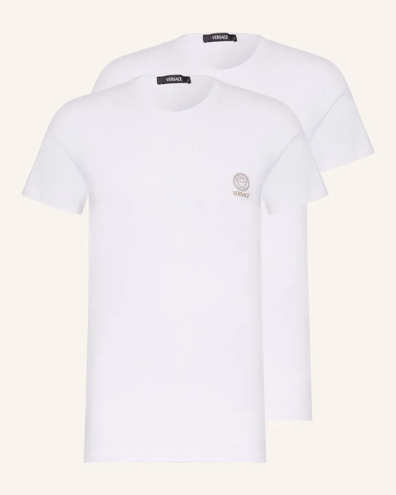 Versace 2er-Pack T-Shirts Weiss