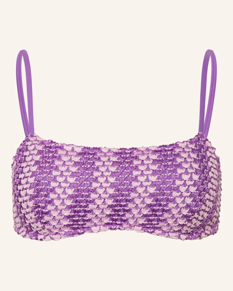 Mrs & HUGS Bustier-Bikini-Top Lila