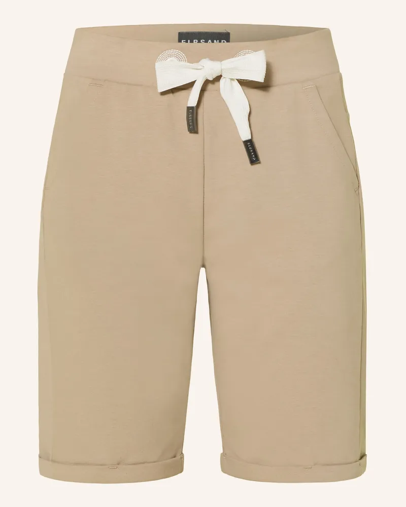 ELBSAND Sweatshorts Brinjana beige Camel