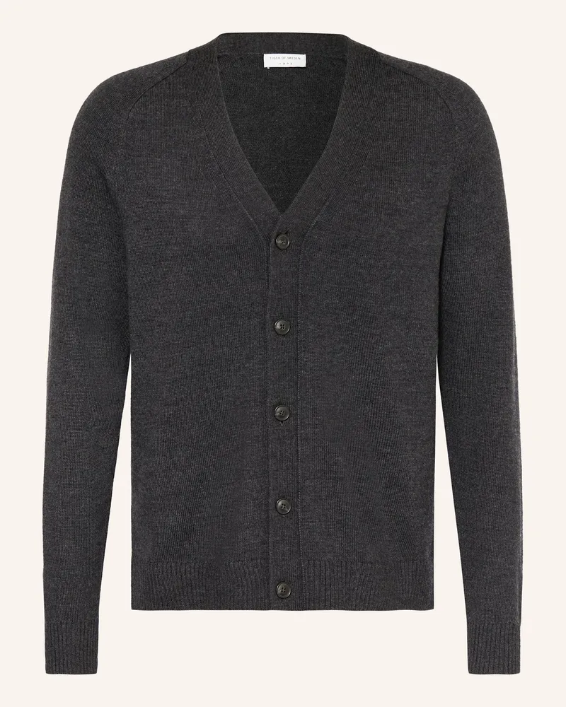 Tiger of Sweden Strickjacke EDDIE Dunkelgrau