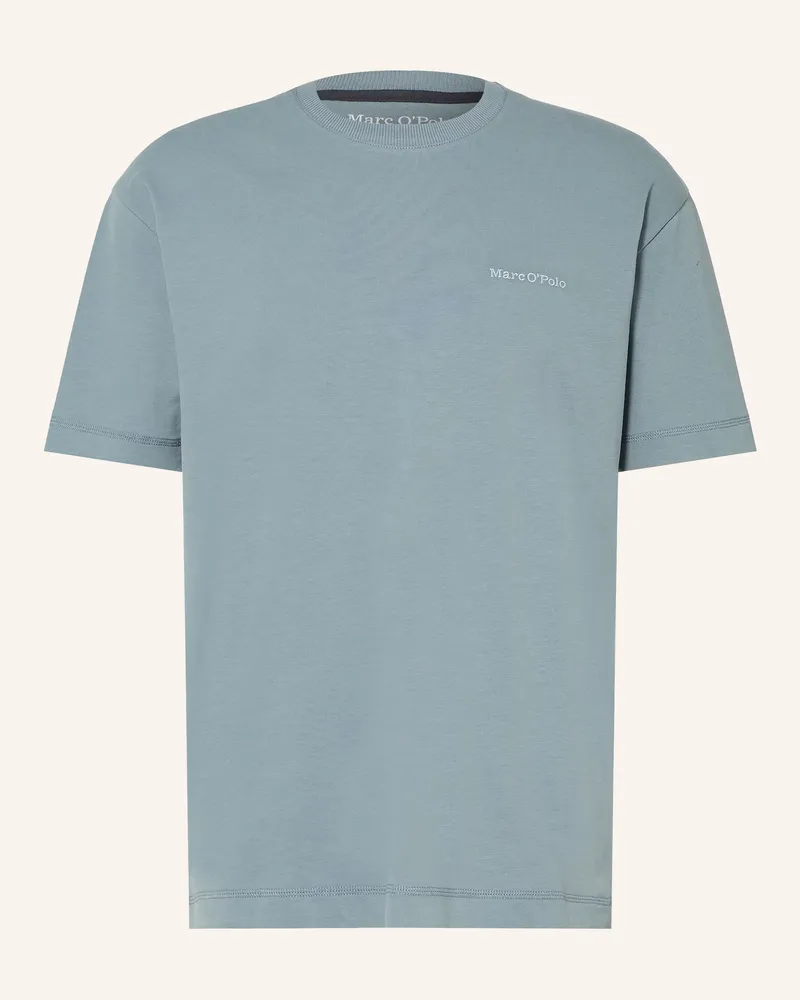 Marc O'Polo T-Shirt blau Grau