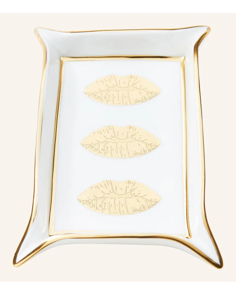 Jonathan Adler Schale LIPS VALET Weiss