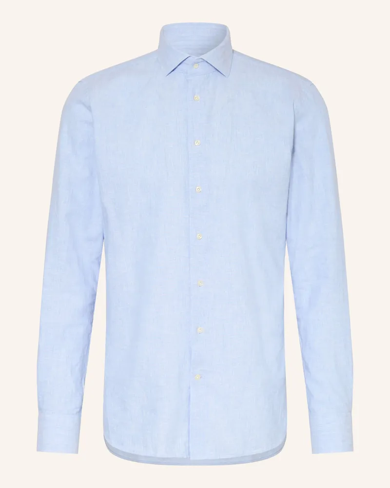 Profuomo Hemd Slim Fit blau Hellblau
