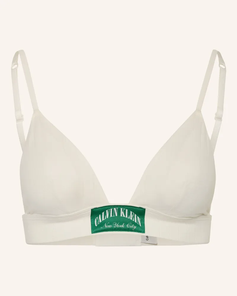 Calvin Klein Triangel-Bh Heritage Classic Cotton Stretch weiss Ecru
