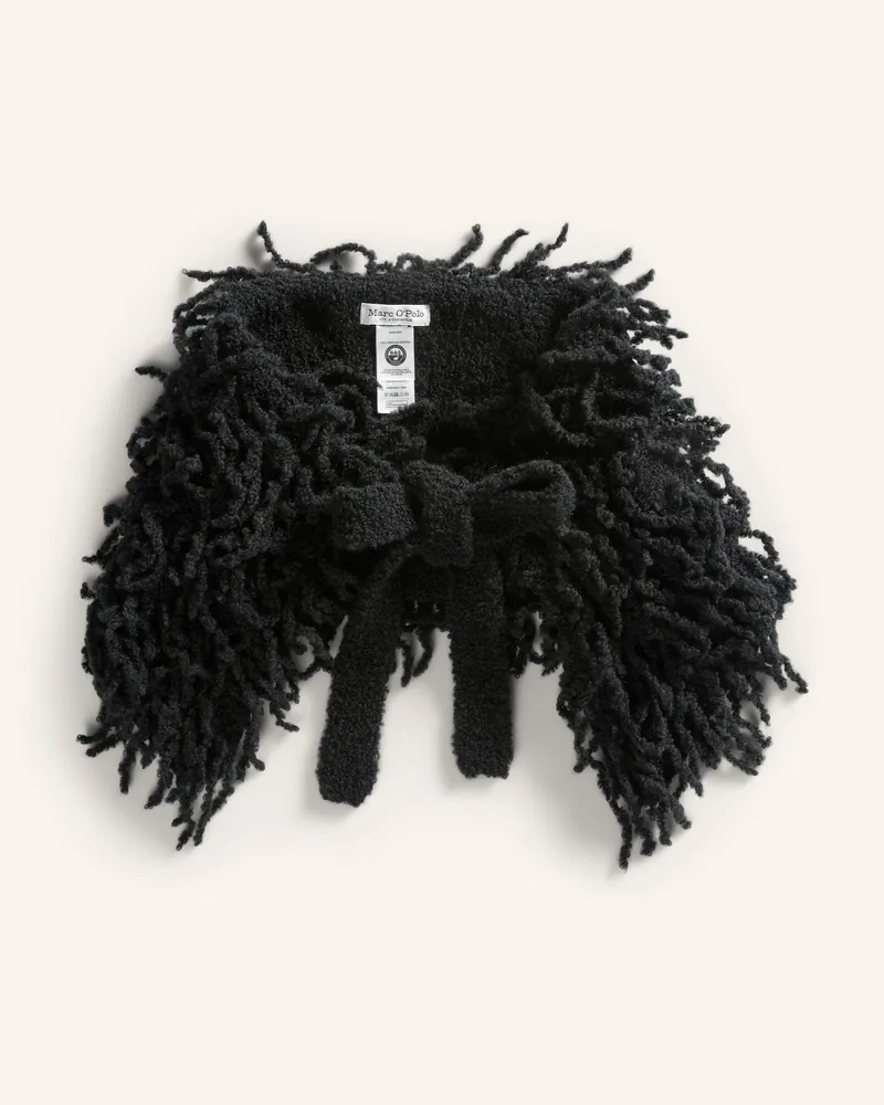 Marc O'Polo Fransenkragen schwarz Schwarz