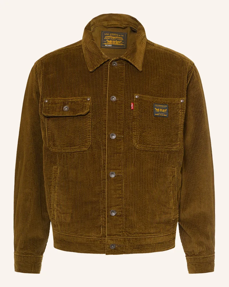 Levi's Levi's® Cord-Overjacket Sunrise Trucker braun Braun