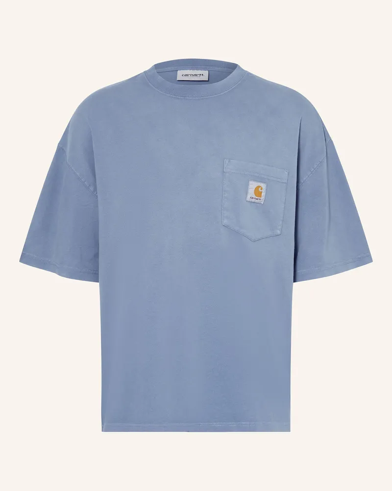 Carhartt WIP T-Shirt HUDSON Hellblau