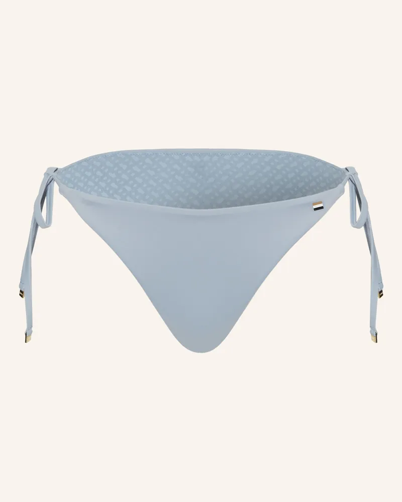 HUGO BOSS Triangel-Bikini-Hose Hellgrau