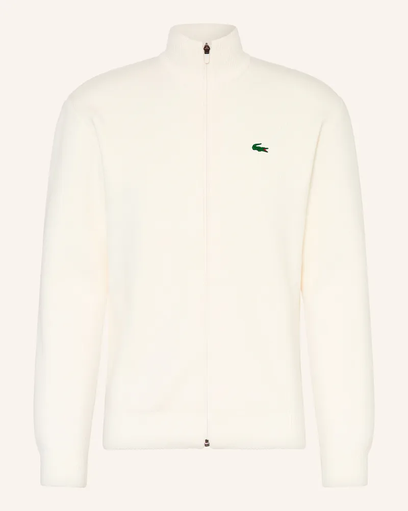 Lacoste Strickjacke Creme