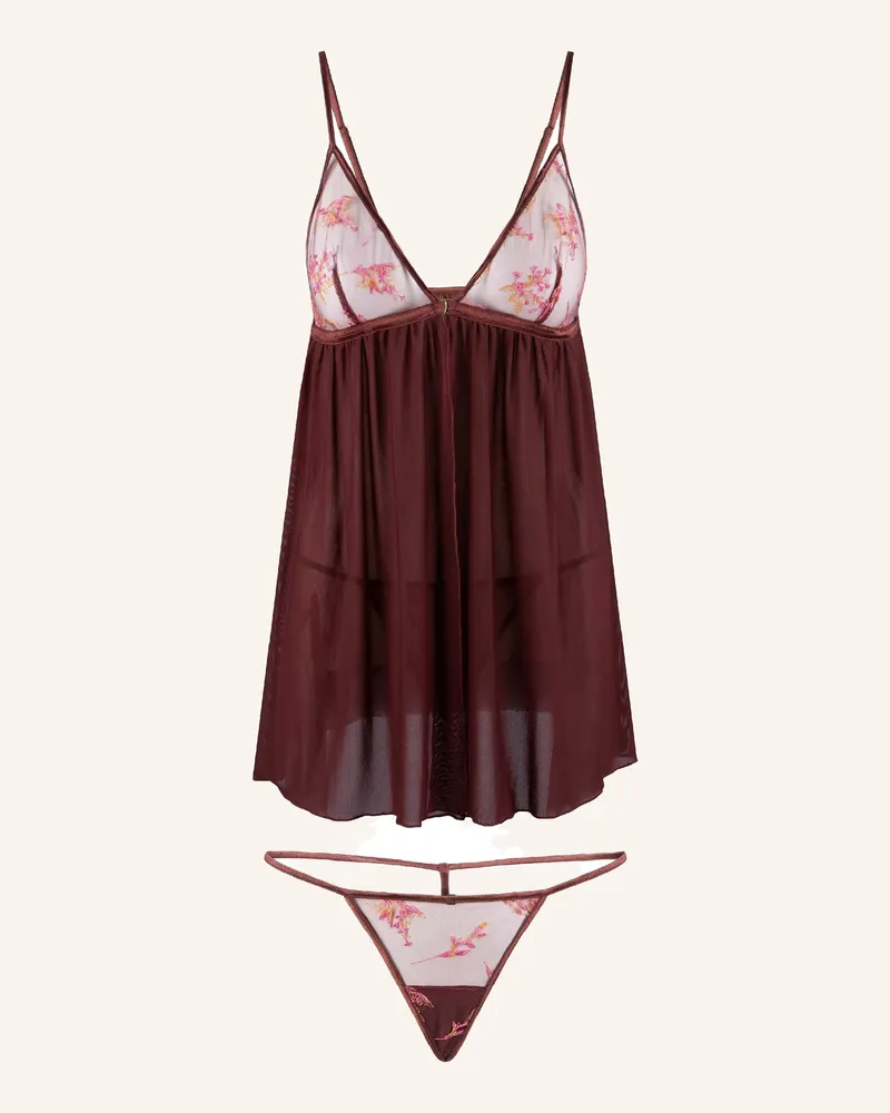 LingaDore string Babydoll Rot